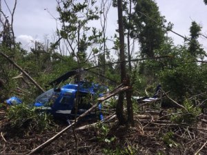 Accidente de helicóptero en el noreste de Puerto Rico deja al piloto muerto