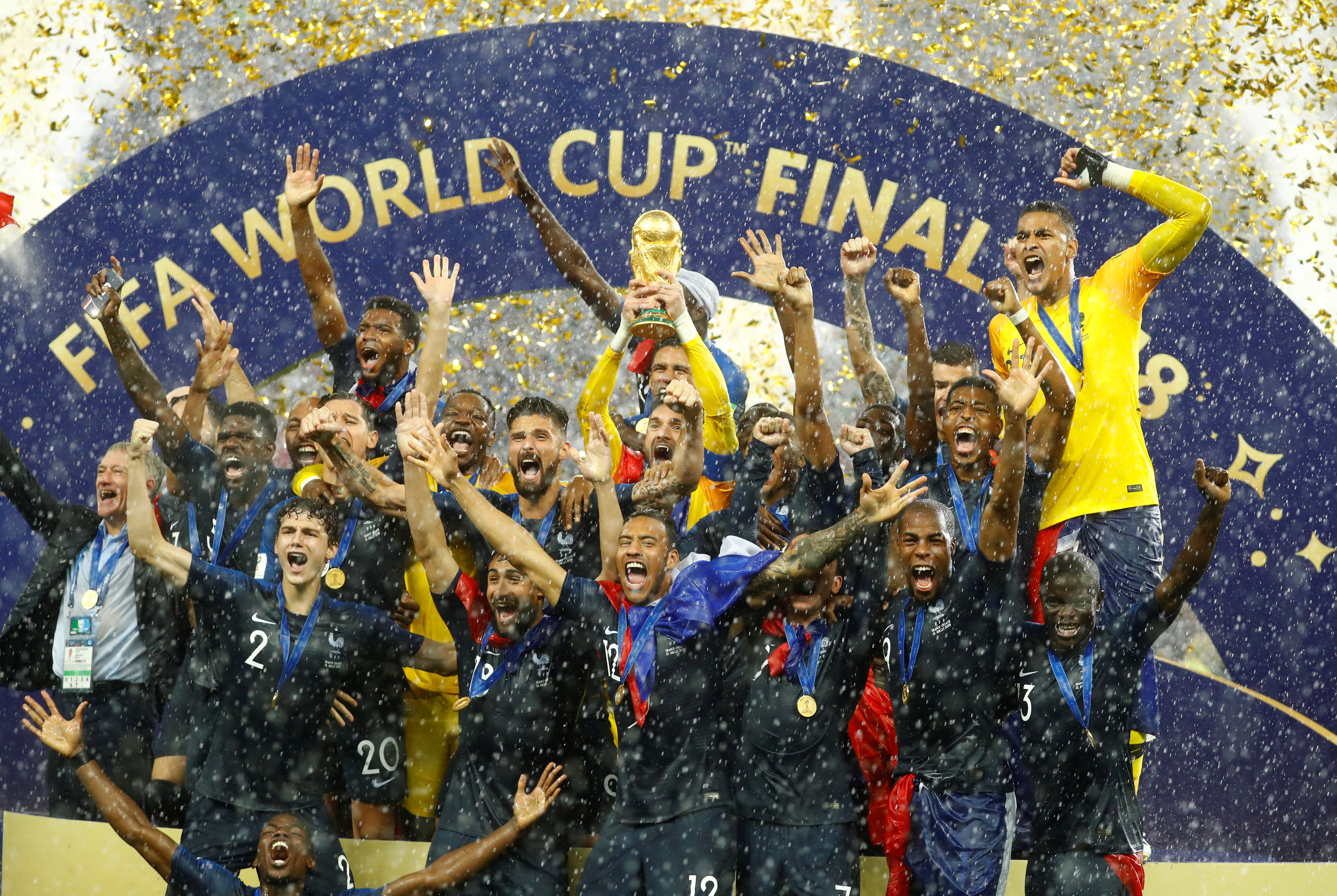 World cup 2. Франция ЧМ 2018. Сборная Франции 2018 чемпионы.