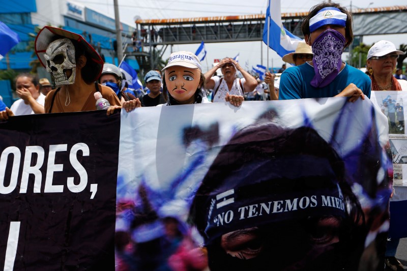 Manifestantes en Nicaragua desafían la ofensiva de Ortega