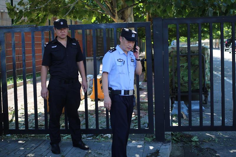 Un herido tras explosión de artefacto en la embajada de EEUU en Pekín