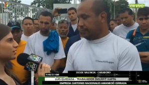 Empresa Cartones Nacionales en Carabobo amaneció cerrada