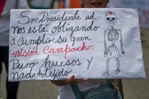 Trabajadores de la salud exigen a Maduro respuestas a demandas salariales