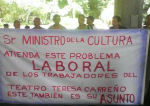 Trabajadores del Teresa Carreño exigen pago de sus salarios y deudas pendientes