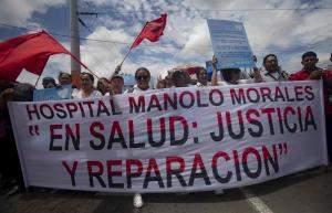 Médicos marchan en solidaridad con colegas destituidos en Nicaragua