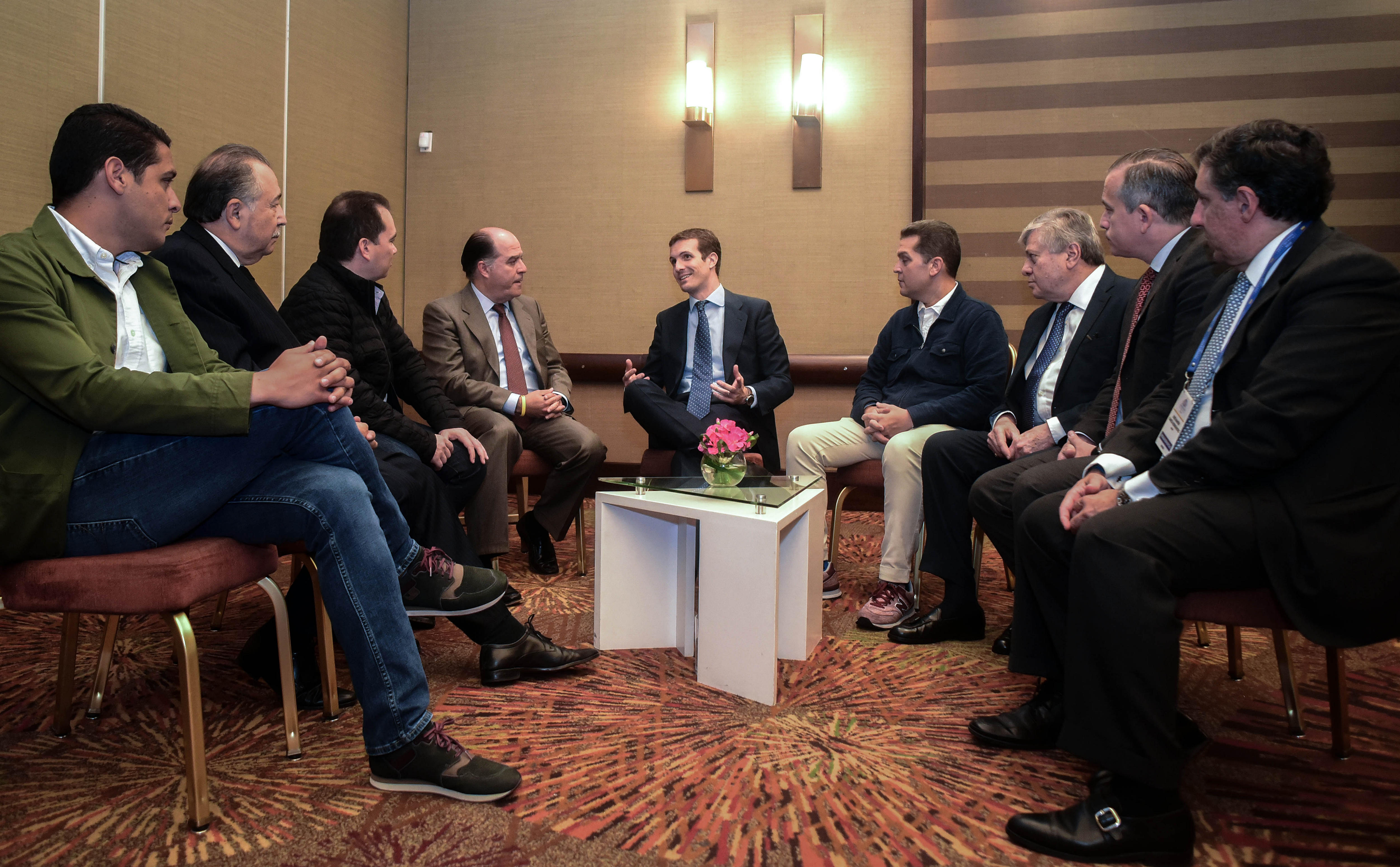 Borges se reúne con gabinete de Duque y hablan sobre democracia en Venezuela