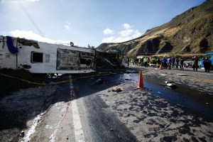 Venezolanos fallecidos en accidente de autobús en Ecuador serán repatriados
