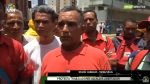 Trabajadores de la Alcaldía de Libertador protestan para exigir mejoras laborales #8Ago (video)