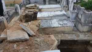 Continúa la profanación de sepulcros en el Cementerio General del Sur (fotos)