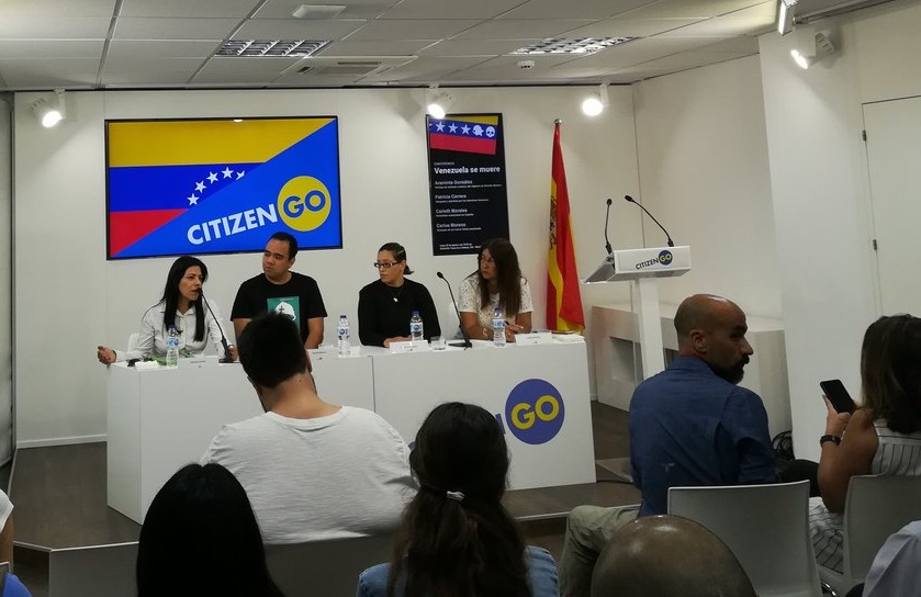 Venezolanos en Madrid denuncian torturas y piden un corredor humanitario urgente (Video)