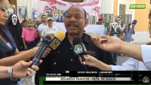 Pacientes crónicos protestaron contra la escasez de medicamentos en Carabobo #31Ago (Video)