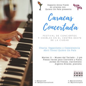 Espacio Anna Frank invita al “Festival Caracas Concertada”