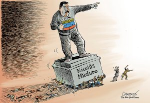 La caricatura de The New York Times: La gestión salvaje de Nicolás Maduro