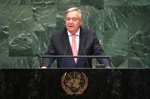 Jefe de la ONU ofrece “facilitar el diálogo” en Venezuela