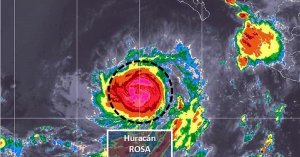 Huracán Rosa se fortalece a categoría 3 frente en las costas del Pacífico mexicano
