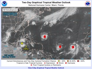 La tormenta tropical Isaac avanza veloz hacia el Caribe y Antillas Menores