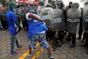 Al menos dos personas resultaron heridas en ataque contra manifestantes al norte de Nicaragua