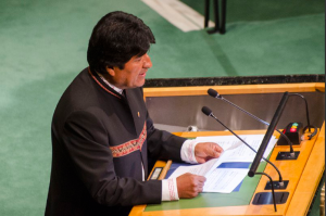Evo Morales denunció en la ONU “agresión descarada” de EEUU a Venezuela