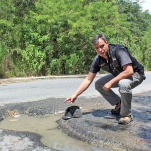 Concejal Vidal denuncia abandono en vías adyacentes a la autopista Gran Mariscal de Ayacucho