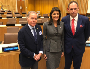 Diego Arria asiste a la reunión del Consejo de Seguridad de la ONU instalada bajo su fórmula