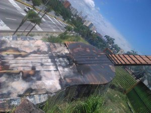 Se quemó el emblemático cuatro del parque El Cardenalito en Barquisimeto (fotos)