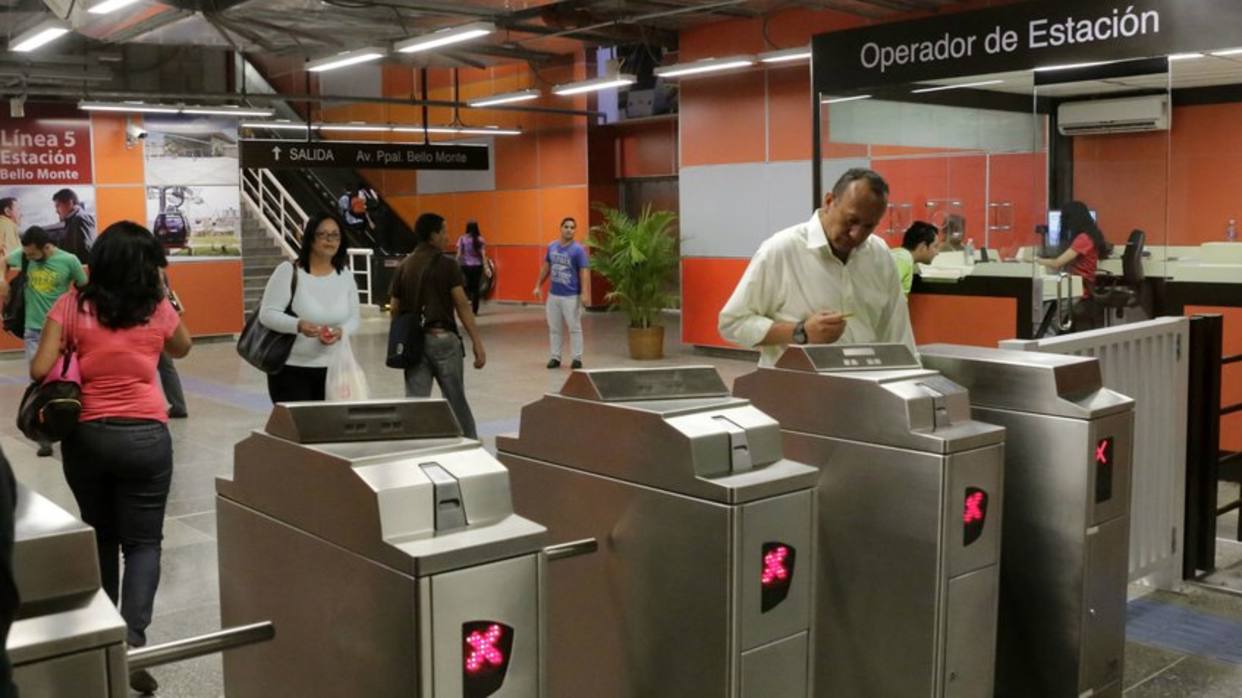 Pasaje en el Metro de Caracas aumentará a 1 bolívar a partir del lunes