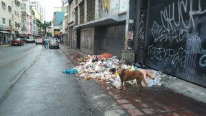 Descubren que Erika Farías recibió dinero para recoger la basura, pero Caracas sigue asquerosa (Fotos)