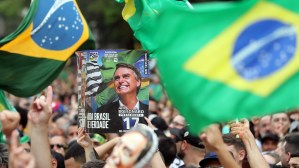 Bolsonaro estaría liderando elecciones presidenciales de Brasil según votos en el exterior (Fotos)