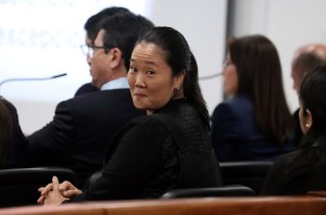 Tribunal peruano ordena liberar a la opositora Keiko Fujimori