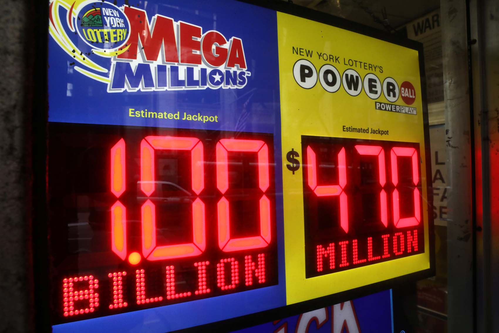 El premio gordo de la lotería en Estados Unidos: 1.000 millones de dólares