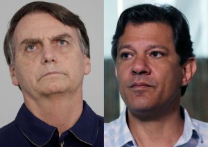 Un Brasil polarizado elige entre Bolsonaro y Haddad