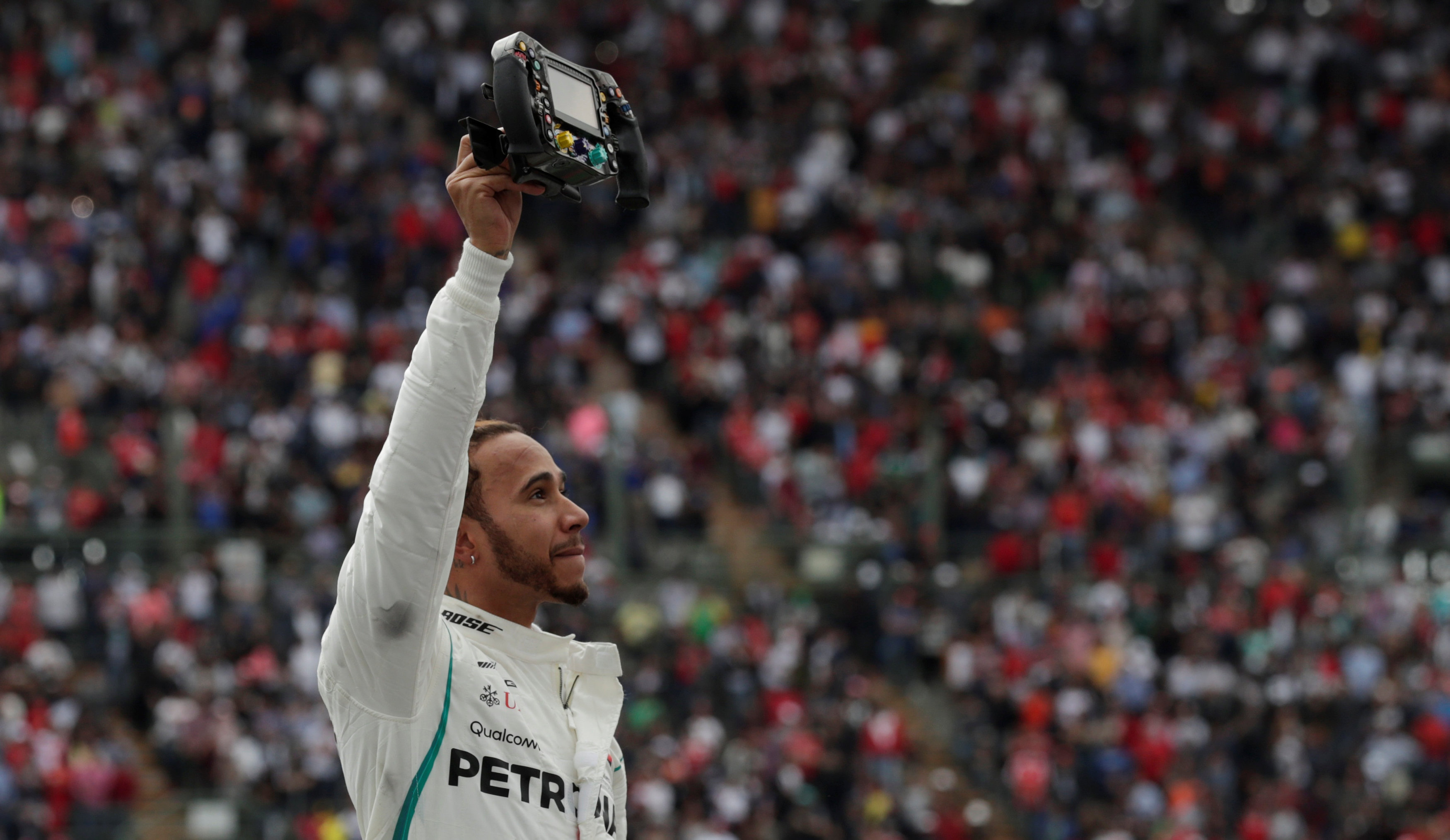 Lewis Hamilton conquista su quinto título mundial de F1 en el Gran Premio de México (Fotos)