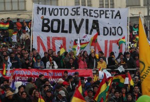 Miles de detractores de Evo Morales en Bolivia protestan en contra de su reelección (Fotos)