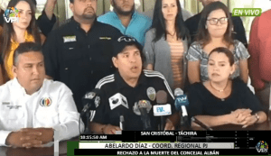 Coordinador de PJ-Táchira: Extraoficialmente se conoció que Albán fue ahogado (video)