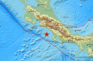 Costa Rica registra sismo de magnitud 5 frente a su costa del Pacífico