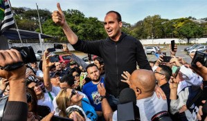 Hijo de Bolsonaro a Maduro: Su narcoditadura ya da señales de insostenibilidad