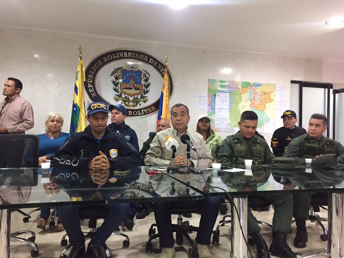 Gobernador de Bolívar sobre caso Tumeremo: La guerrilla del Eln no opera en la entidad