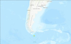 Tres sismos sacuden extremo austral de Chile
