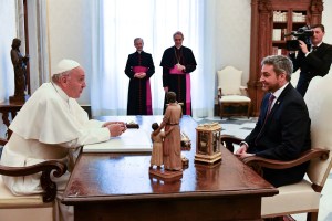 El Papa y el presidente de Paraguay hablaron de narcotráfico y corrupción