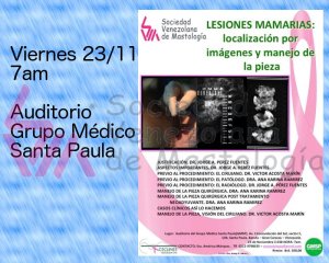 Sociedad Venezolana de Mastología dictará curso de lesiones mamarias