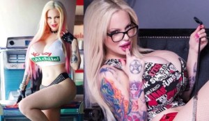 La actriz porno con las “nalgas más grandes del mundo” presentó su culto satánico