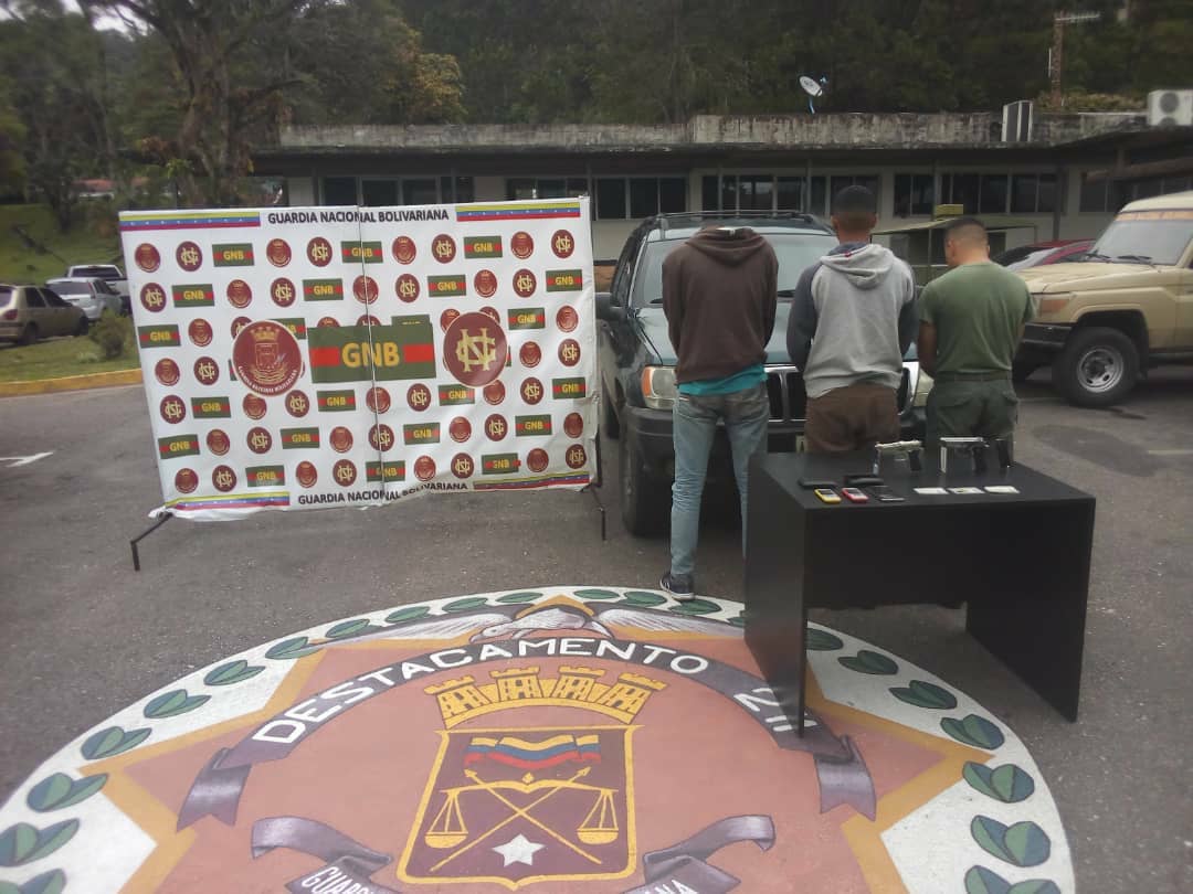 Detienen a un sargento y a otros dos civiles por porte ilícito de arma en Táchira