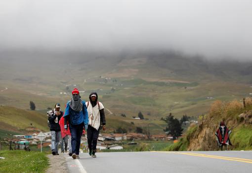 caminantes venezolanos