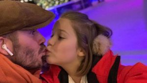 Una foto de David Beckham y su hija Harper revoluciona de nuevo Instagram