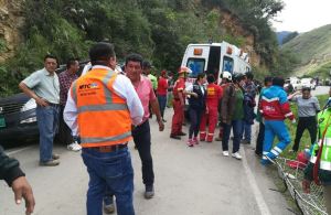 Al menos siete muertos en accidente de carretera en el norte de Perú