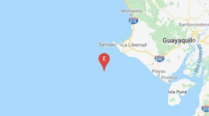 Sismo de magnitud 5,4 sacude a las costas de Ecuador
