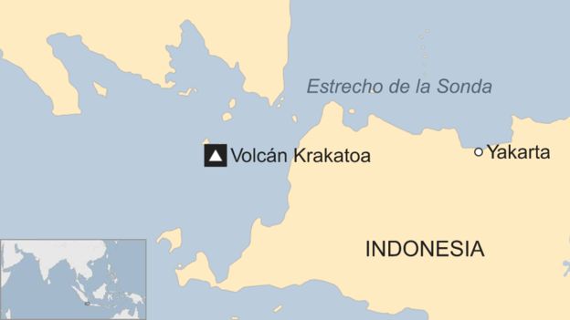 Se elevan a 43 los muertos y a 584 los heridos por el tsunami en Indonesia
