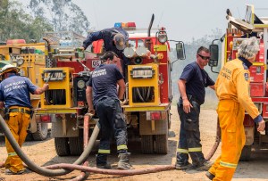 El calor extremo y los fuertes vientos avivan los incendios forestales en Australia