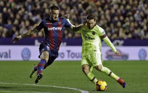Barcelona hundió al Levante con una exhibición de Lionel Messi