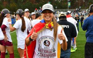 Deyna Castellanos tras ganar el título de la NCAA con Florida State: Este ha sido mi mejor año