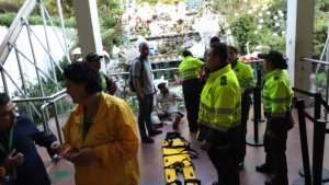 Al menos 20 heridos en Bogotá por accidente en una cabina de teleférico (FOTOS)